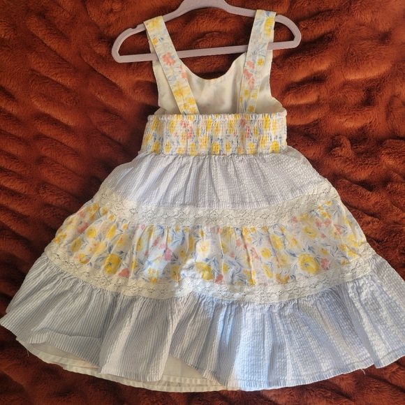 Tommy Bahama Yellow and White Floral Kids Dress - Picture 4 of 9